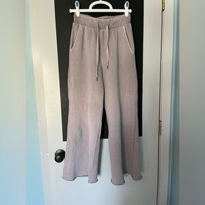 Wide leg sweatpants